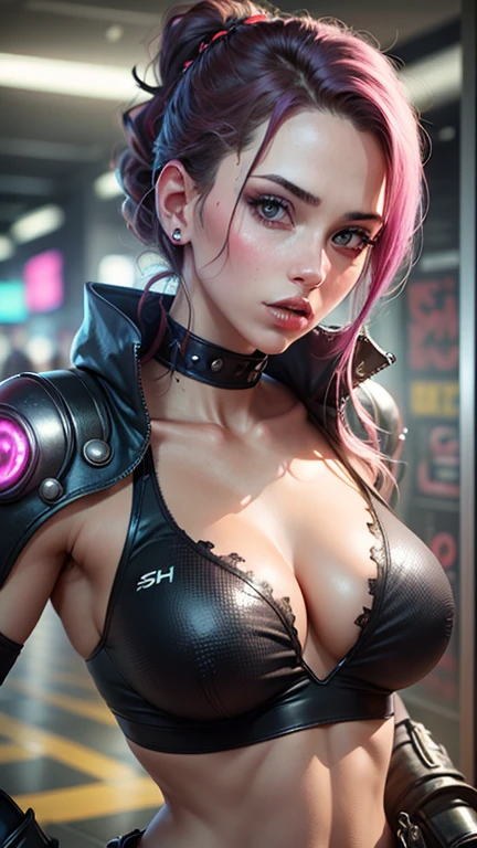 estilo cyberpunk scarlett johansson --auto --s2