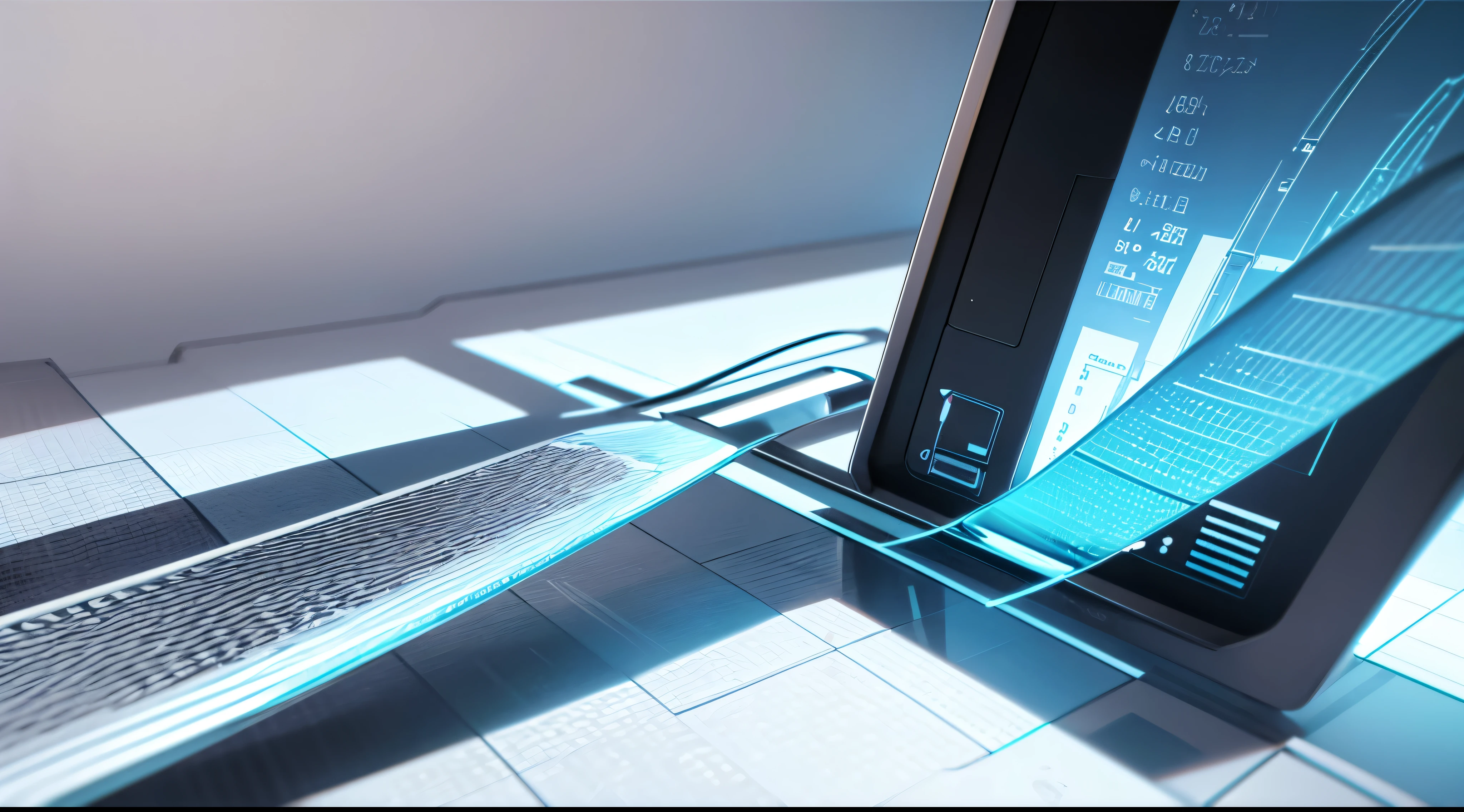 Engaging 3D visualization featuring stunning graphs、glinting