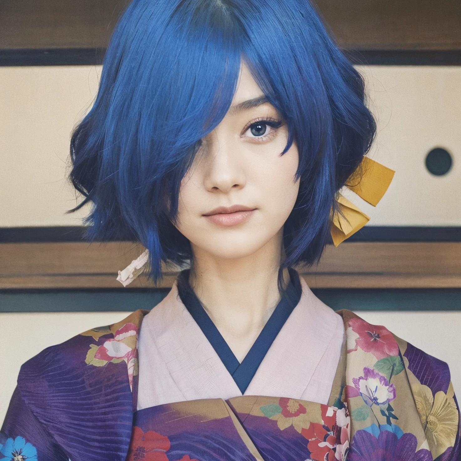 1girl, kimono,