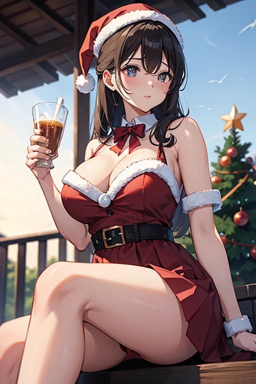 Christmas、Beautiful Mature Woman