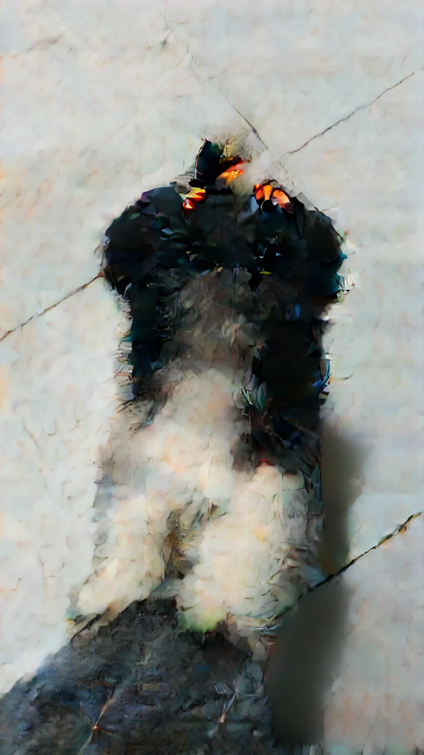 (Brindle Fold Gato  ),(melhor pose),(best angle), (Better self-expression), Eduardo Cobra acolchoamento ,multidimensional geometric wall PORTRAIT, arte, Chibi,Yang08k, bonito, colorido,