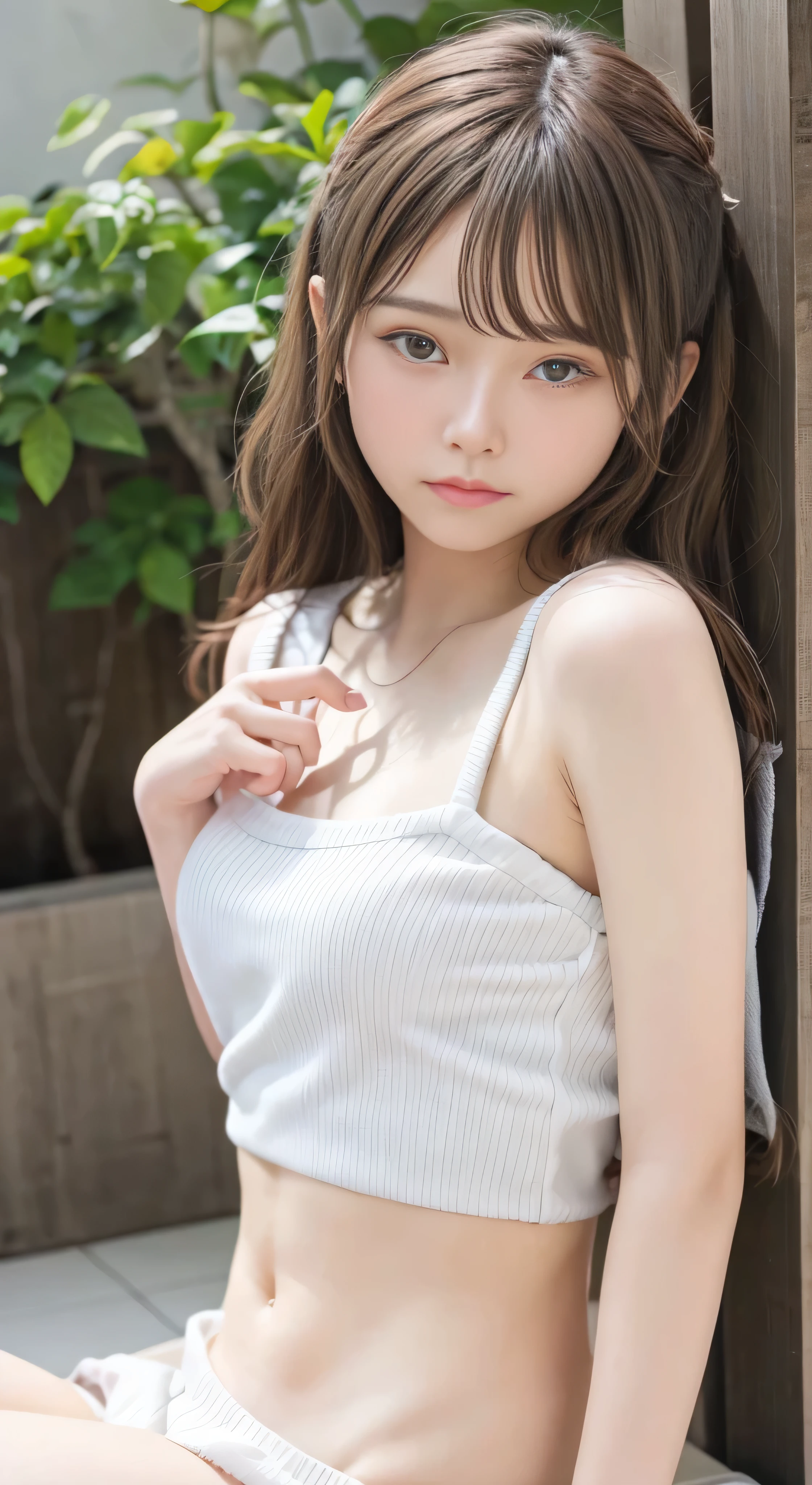 Camisole、teats、Chiquita、Lower body naked
