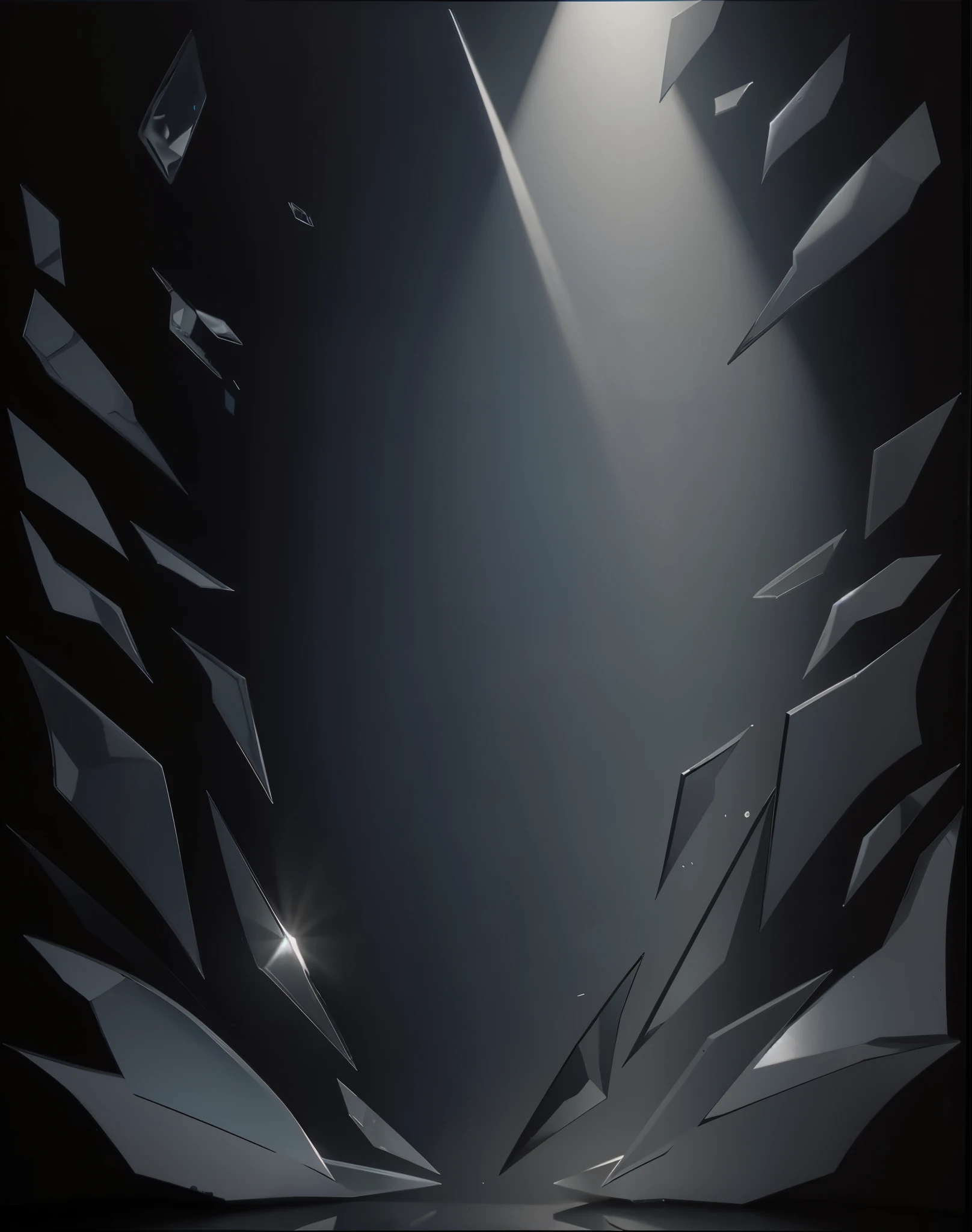 glass, the mirror broke,