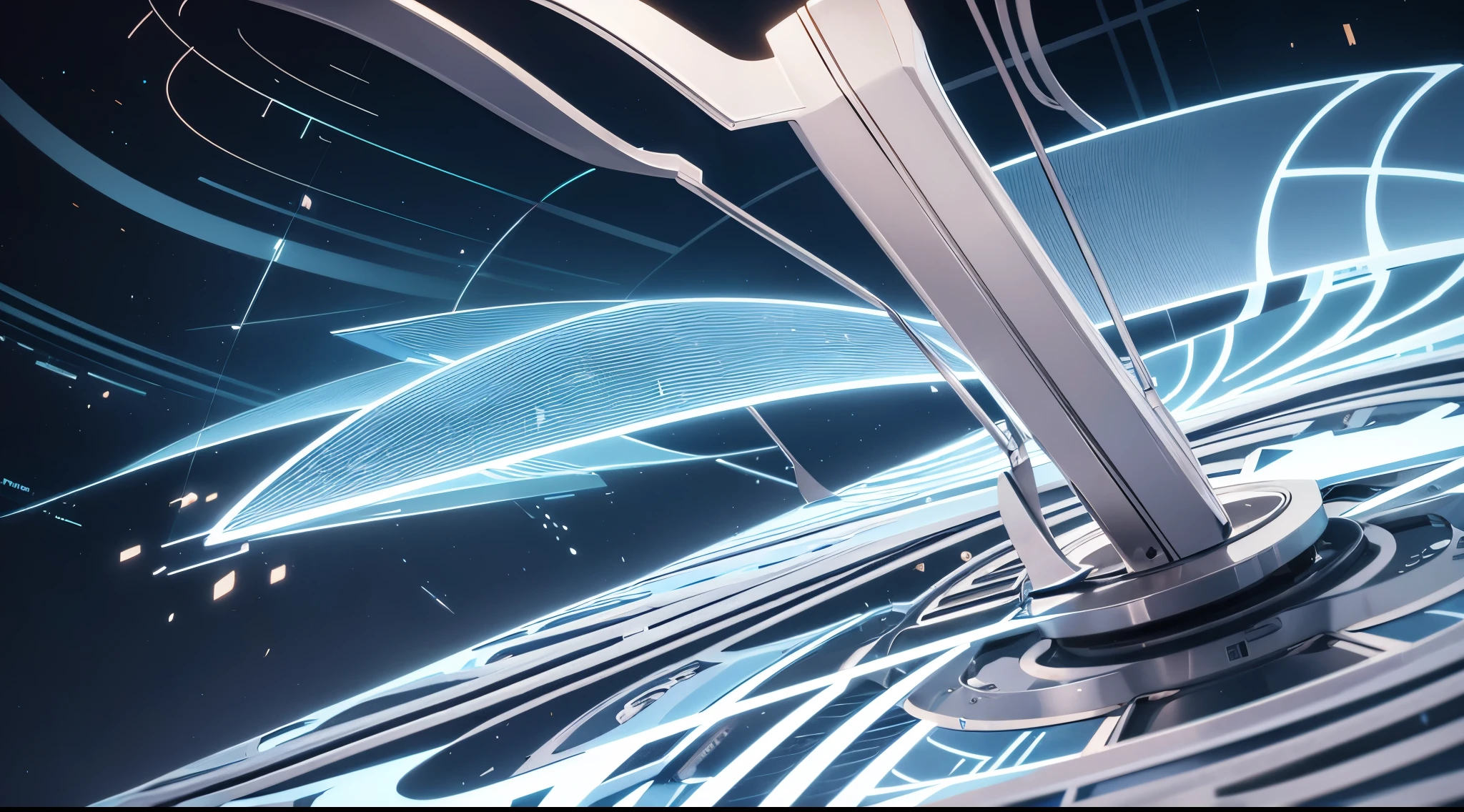 Engaging 3D visualization featuring stunning graphs、glinting