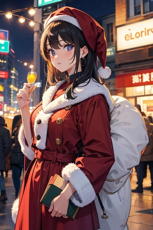 Christmas、Parti、Beautuful Women、Large crowds、Looks fun、Christmasツリー、