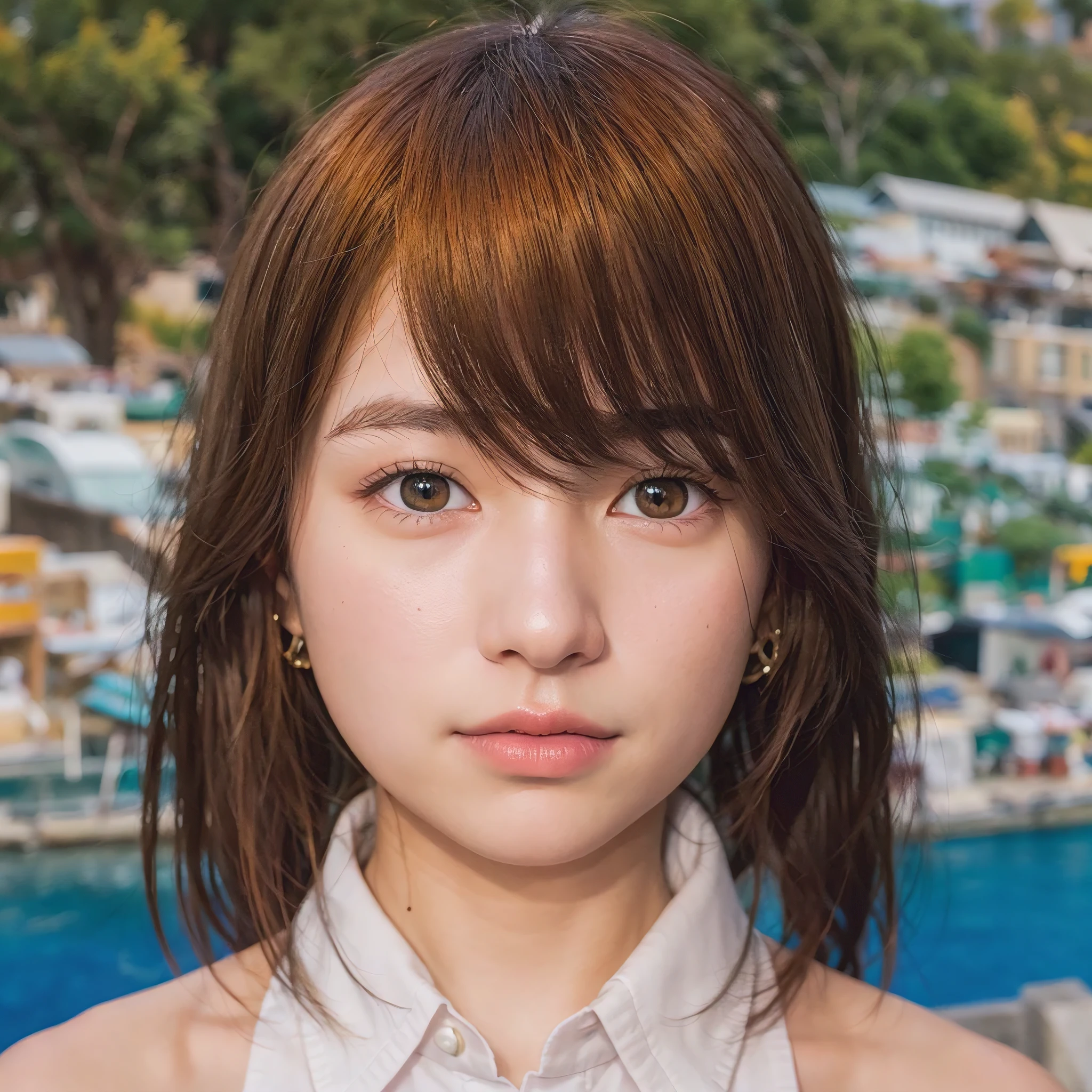 Realistic/Real person/Raw Photo Photorealistic/a portrait photo of