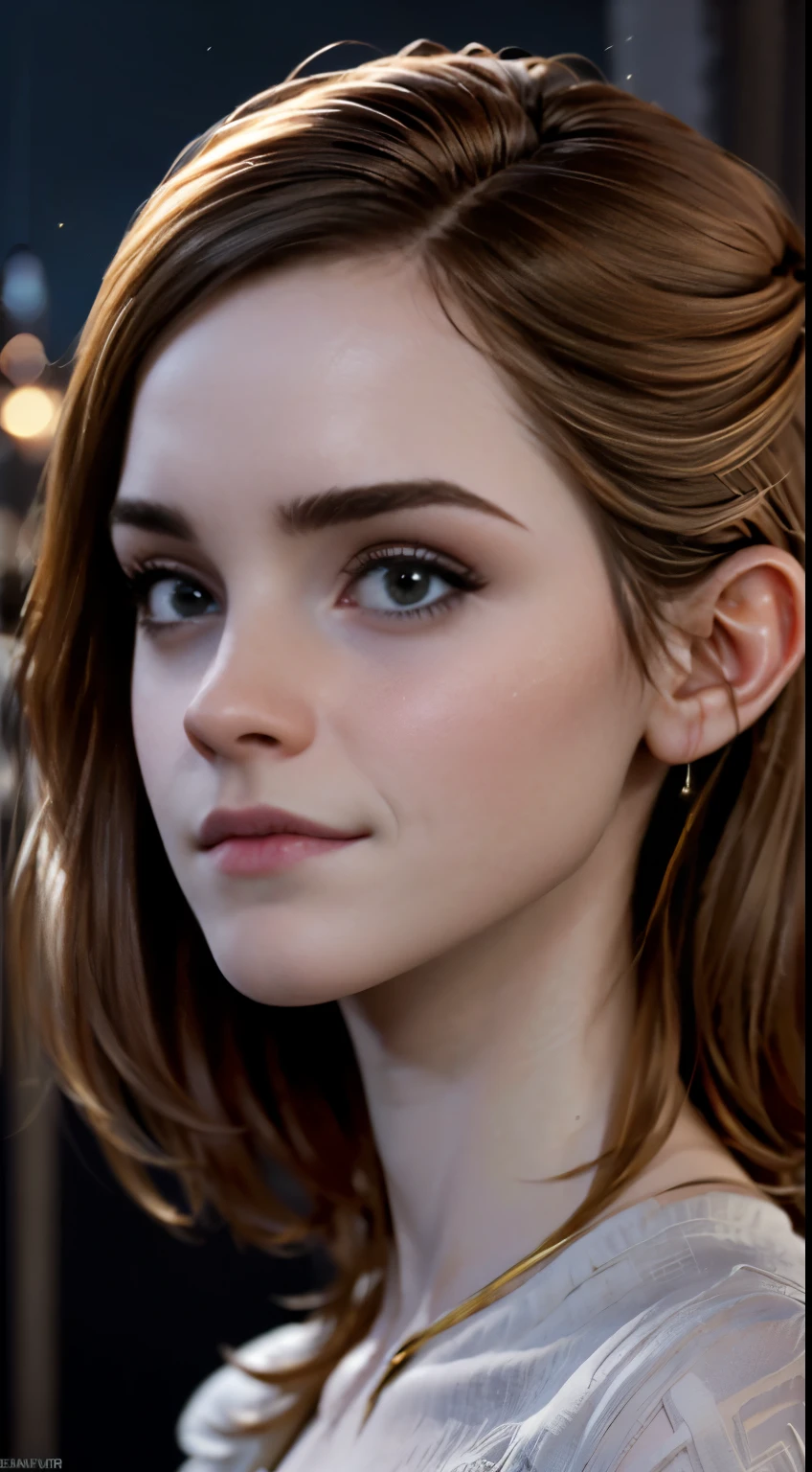 photo of Emma Watson, RAW, beautiful woman, ((portrait)), ((detailed face:1.2)), ((detailed facial feature, detailed skin, clear skin), (perfect proportioned body, medium breasts), (wearing an elegant dress) (high detailed city environment, apartment balcony), (realistic photo, best quality, detailed), (8k wallpaper), (cinematic lighting, dramatic lighting) (sharp focus, intricate)