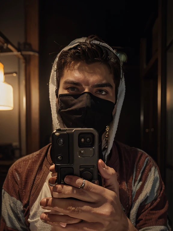 Change background cyberpunk handsome boy. 8k