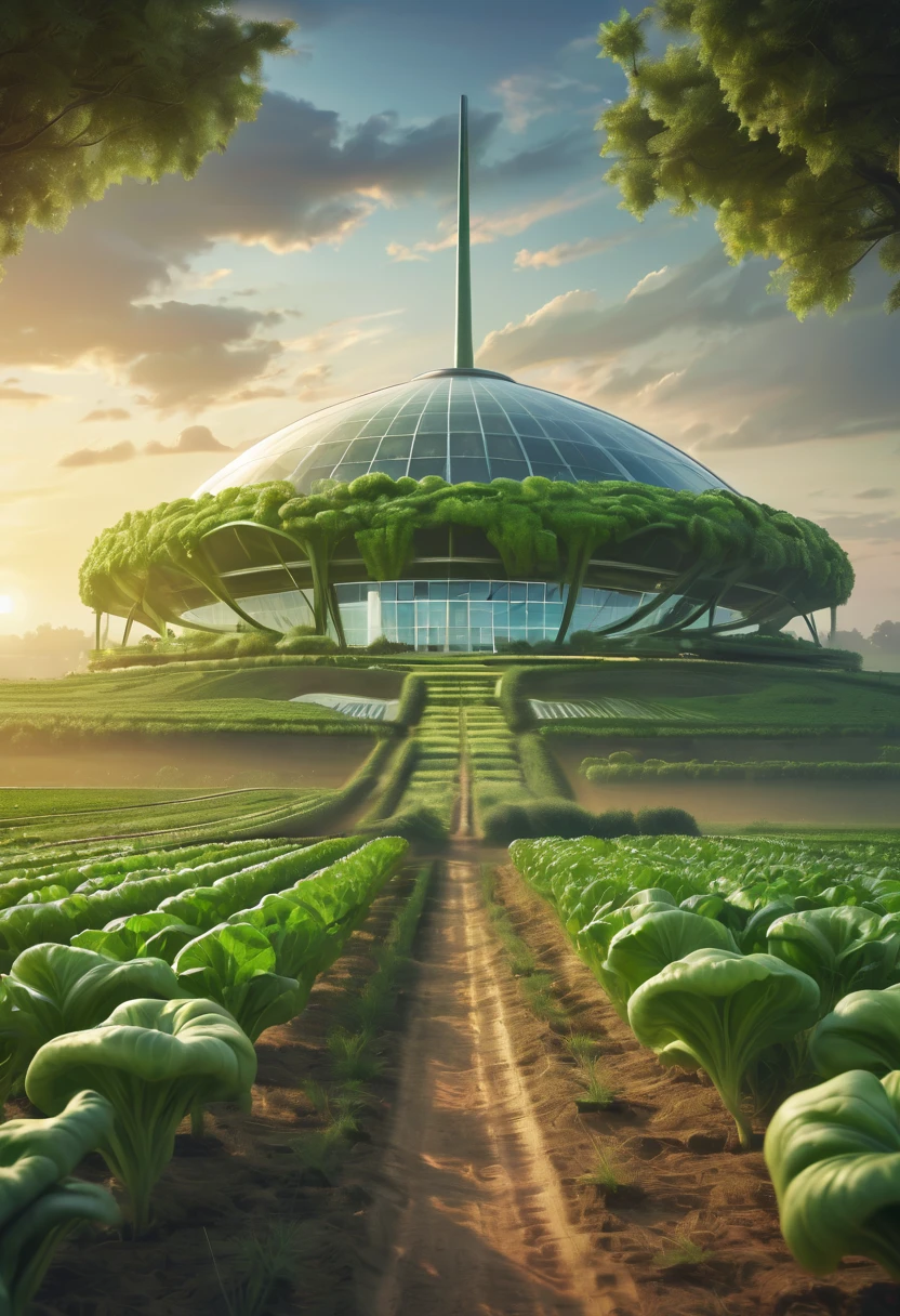 Alien farm life,Happy life of alien farmerotic crops,spacious farm