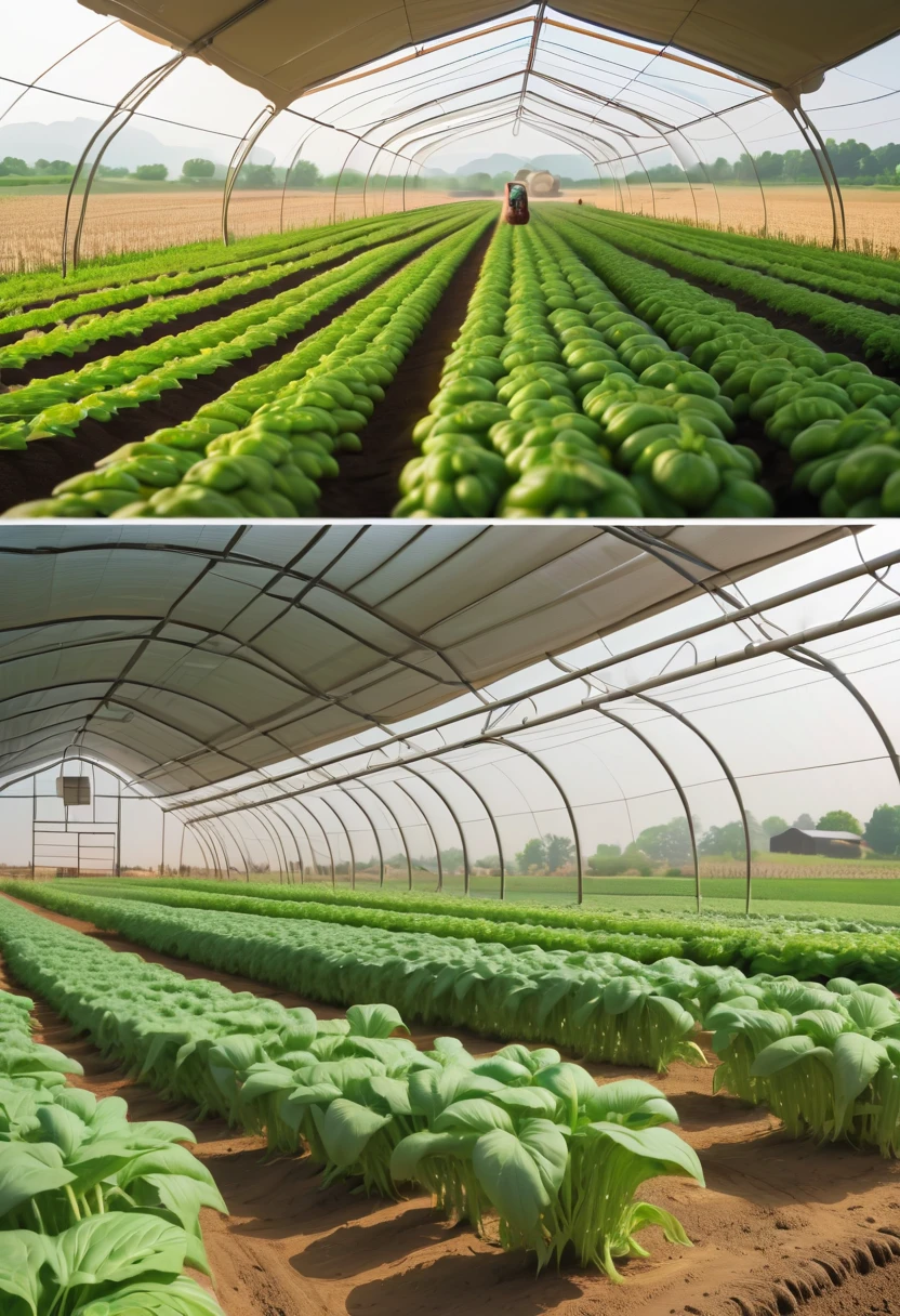 Alien farm life,Happy life of alien farmerotic crops,spacious farm