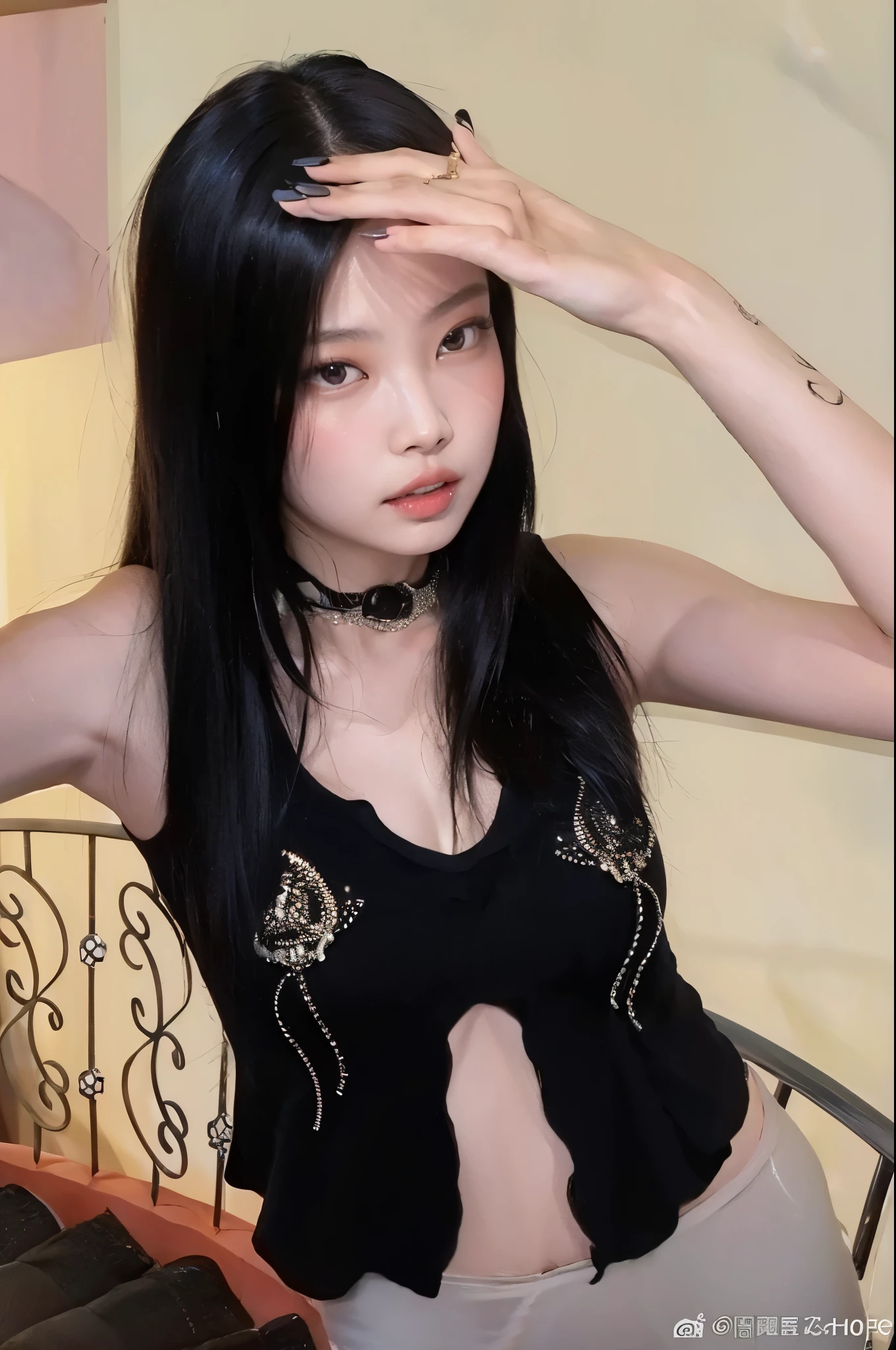Jennie from blackpink face, fotorrealista, ultrahd, 8k