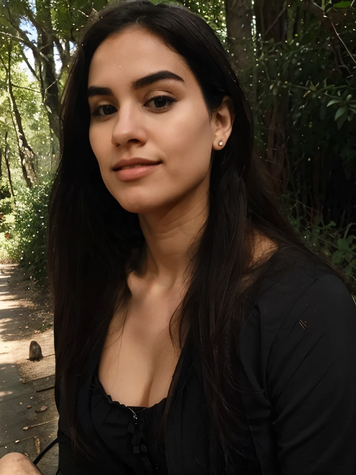 (Ultra mejor calidad, en 8K, Obra maestra, delicate illustration), hembra salvaje en el bosque, Tipo de cuerpo muscular, traje de gato de cuerpo entero con pelo esponjoso, peinado rubio descuidado, gran sonrisa, pose de gato en el bosque, She is dressed in an ultra-realistic blonde cat suit..