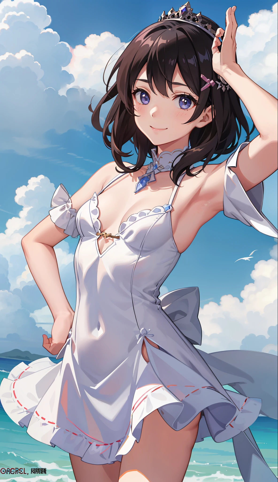 1girl in、a smile、Noble daughter、A Princess、Social world、dance、doress、（small tits）、
