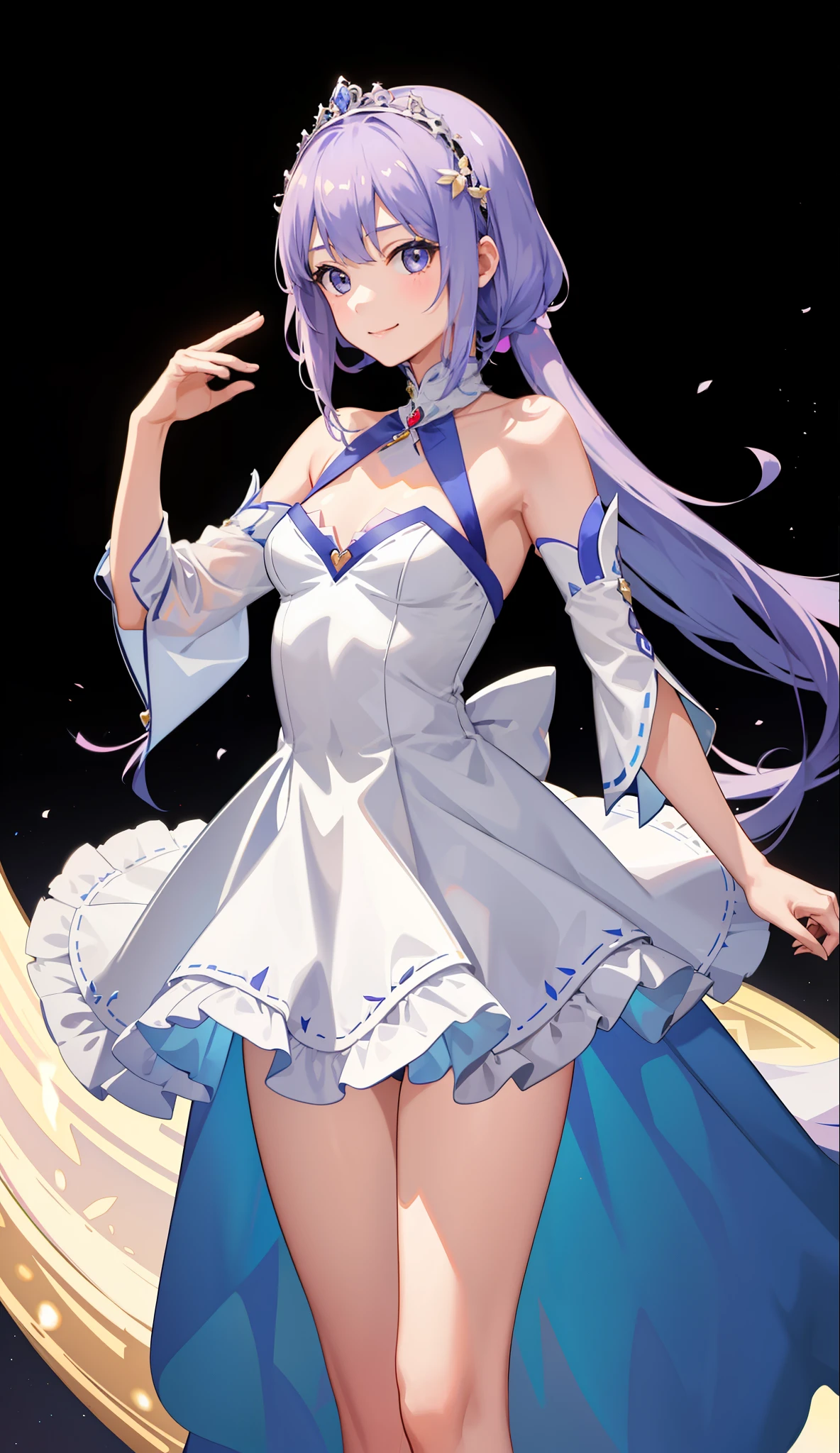 1girl in、a smile、Noble daughter、A Princess、Social world、dance、doress、(small tits)、