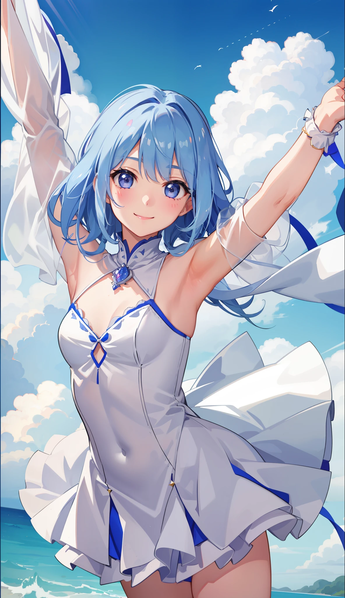 1girl in、a smile、Noble daughter、A Princess、Social world、dance、(A Princessドレス)、(small tits)、
