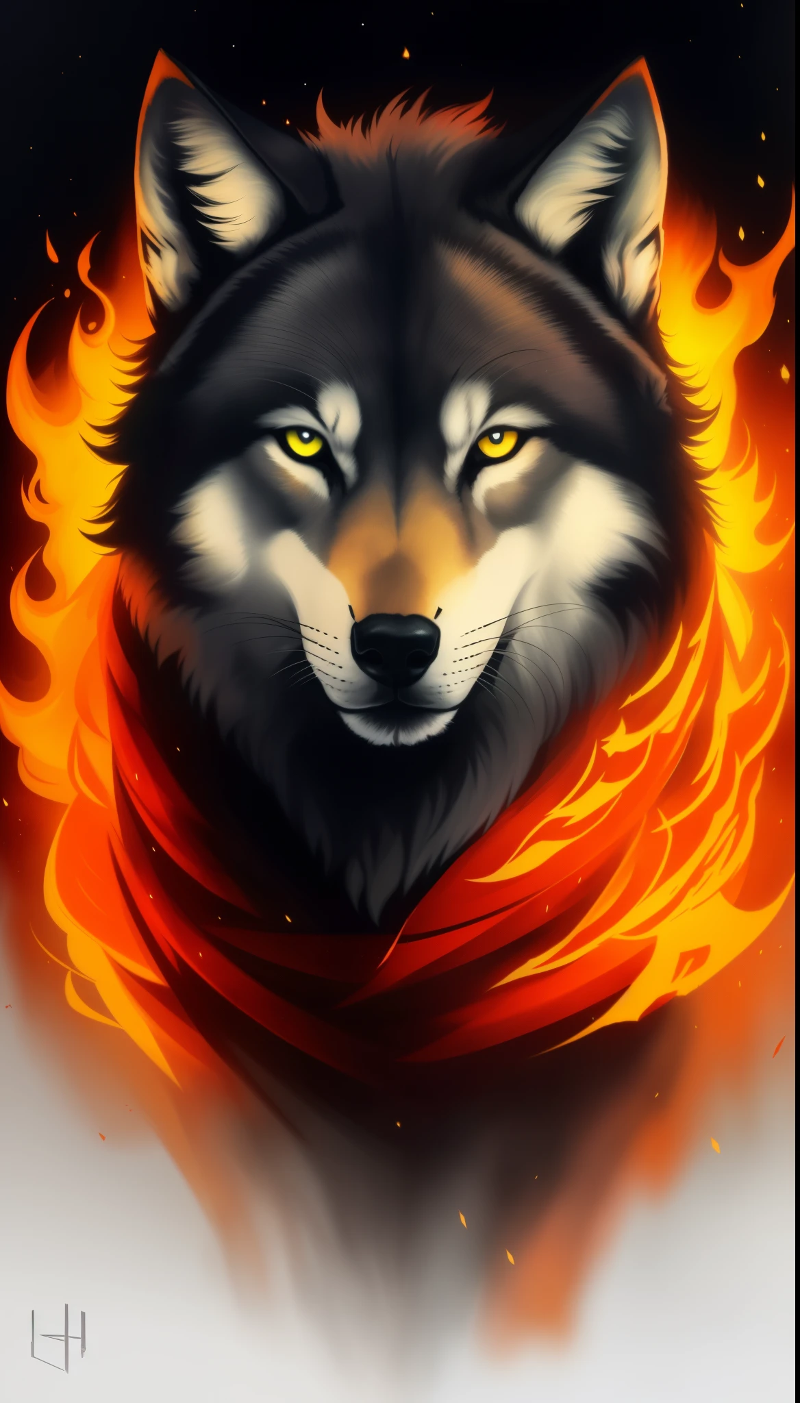 a painting of a No or with blood on the face, Lobo no inferno, No or, photo of No or, portrait of No or fantasy, imagem do avatar, He ad No or, Grim - Lobo, Big No or, portrait of No or, No or, No or alp ha head, wolp, foto de perfil, AngieNão or, No or, alto detalhamen to), He has No or yellow eyes, Meio Lobo, No or dark grey