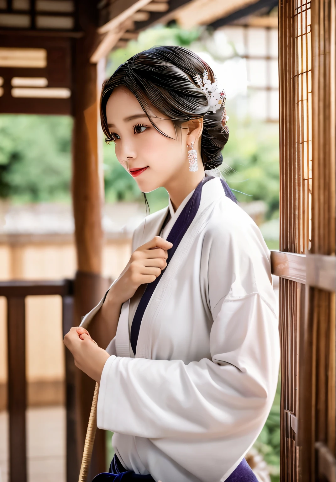 martial arts、Shinsengumi、luxurious Japanese sword、fights、a beauty girl、
