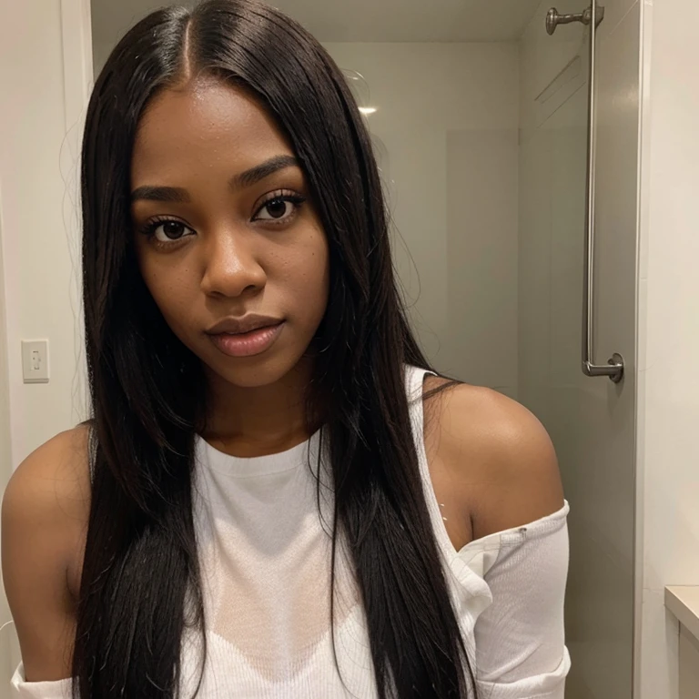 black girl porn star with straight hair with feminine clothing