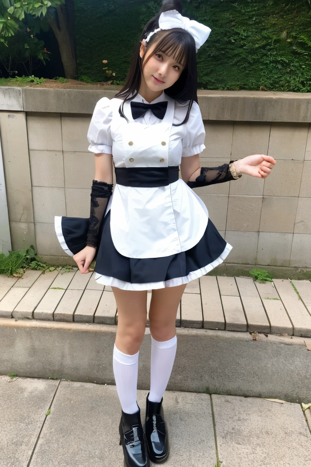pussy,costume,japanese,maid,teats,Cuffed