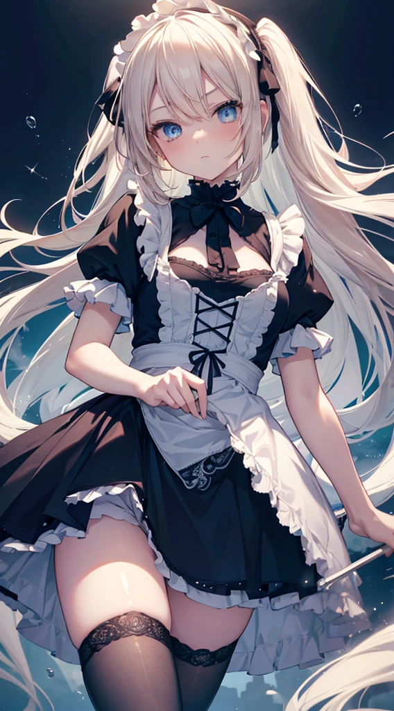 (Love juice and crotch ,Not wearing pants)(masutepiece, Best Quality:1.2), 8K, 85 mm, Official art, Raw photo, absurderes, Platinum Blonde Hair, (Blue eyes, Lolita Fashion, sweetlolita, Gothic, Dress:1.2), Idol face, Upper body, Beautiful Girl, gardeniass, Copenhagen, Short sleeve, Elegance, Sophisticated, gardenia, Looking at Viewer, Film grain, chromatic abberation, Sharp Focus, face lights, Dynamic lighting, Cinematic lighting, embarassed expression, (((tucking up the skirt、,)))、Beautiful and perfect legs, Clean and perfect hands