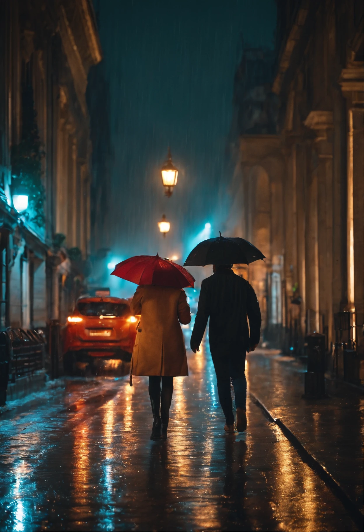 I'm running to you through the city center Not afraid of the rain, wind and cold