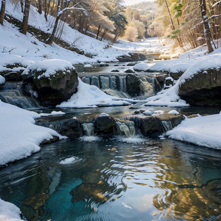 a river in Paradise, its banks are of gold and silver and its bed is of precious stones and pearls and its water is whiter than snow and sweeter than honey."