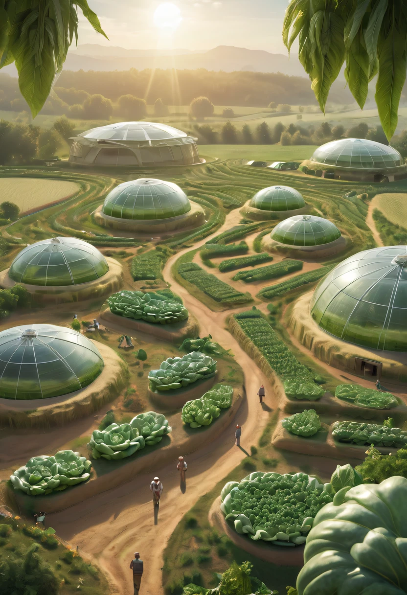 Alien farm life,Happy life with alien crops,spacious farm