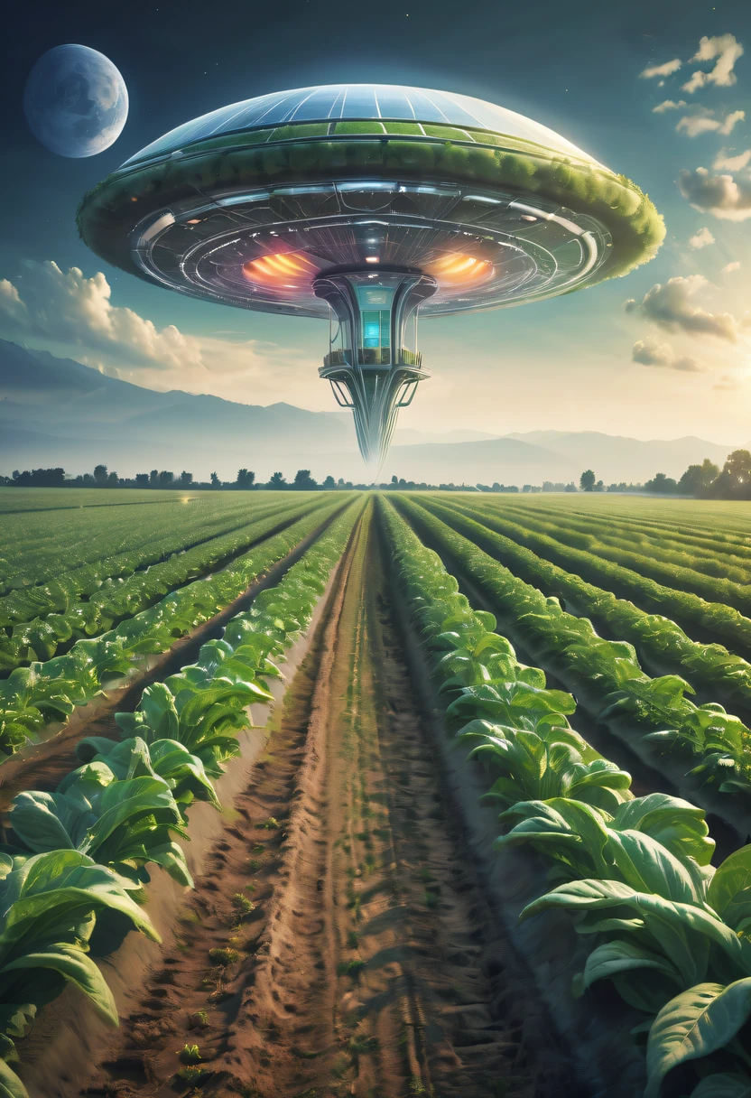 Alien farm life,Happy life with alien crops,spacious farm