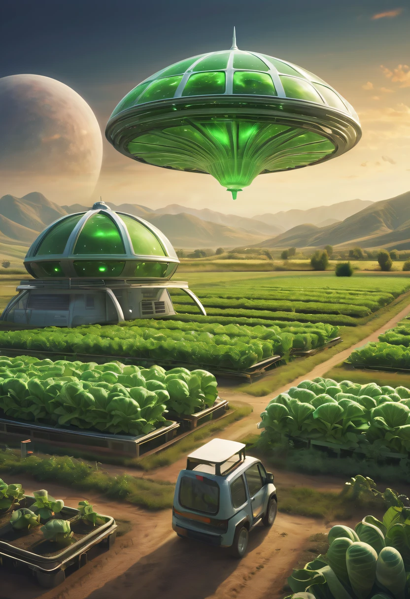 Alien farm life，Happy life with alien crops，spacious farm