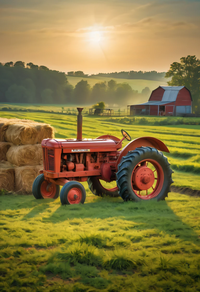 Farm life,Best quality at best, A high resolution, Focus sharp, Vibrant colors, gentlesoftlighting,