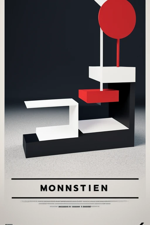 POSTER DESIGN, MINIMALISTIC, MODERN, 3D OBJECT