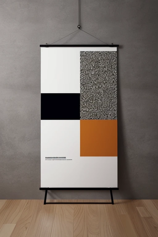 POSTER DESIGN, MINIMALISTIC, MODERN, 3D OBJECT