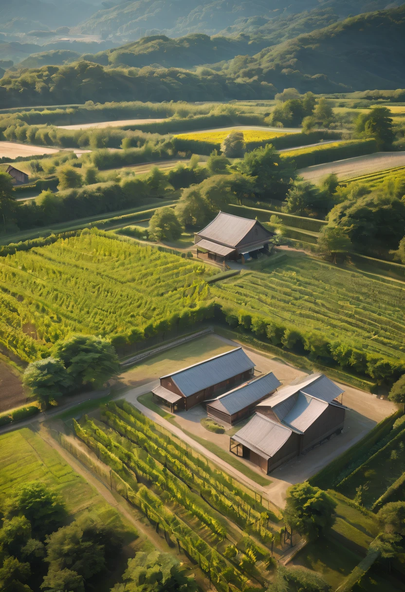 farms, barrel life，farms建筑，country style,