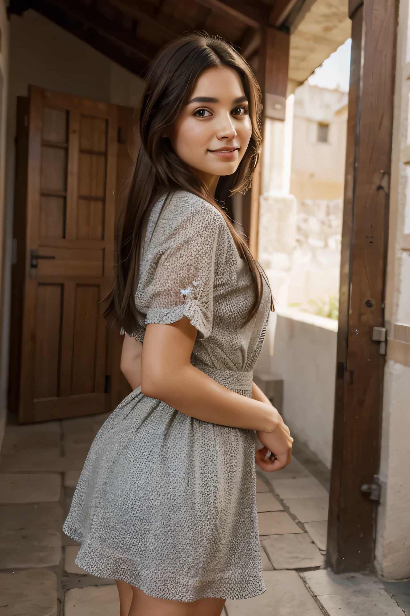 una joven con una apariencia elegante y sofisticada. Tiene una estatura media y una figura esbelta y bien proporcionada. Su cabello puede ser largo, liso y de un tono oscuro, maybe black or deep brown, que resalta su estilo y elegancia. Suele llevar su cabello de manera cuidadosamente peinada y arreglada.

Su rostro tiene rasgos finos y delicados, con ojos expresivos y de un color llamativo, que resaltan su belleza natural. Puede tener una sonrisa cautivadora que irradia confianza y encanto. Su estilo de maquillaje es sutil y realza su belleza sin exagerar.

En cuanto a su estilo de vestir, prefers the most current and elegant fashion. Puede optar por ropa moderna y bien ajustada, with neutral colors or more vibrant tones depending on the occasion. Se ve a menudo usando prendas de calidad y accesorios que complementan su apariencia refinada y su personalidad segura.