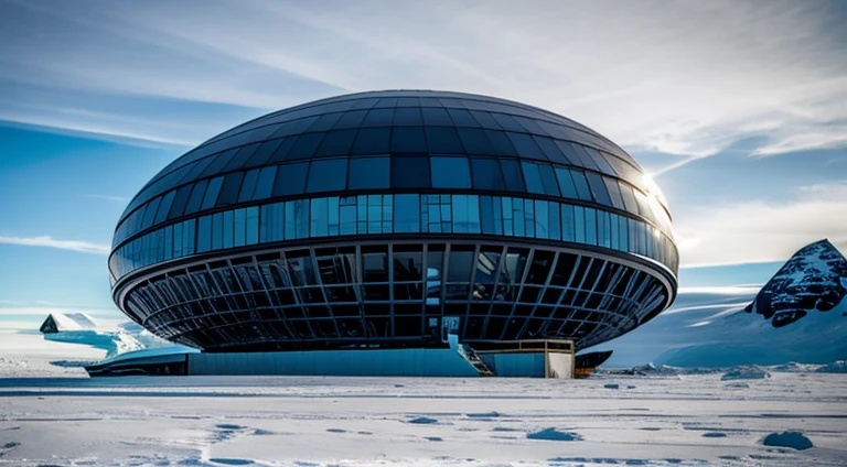 alien base in antarctic