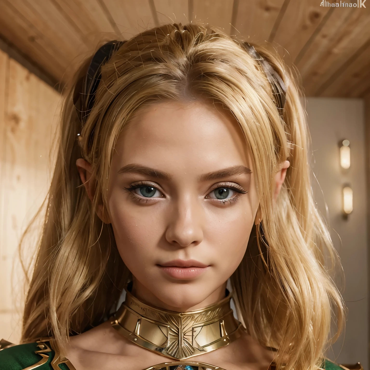 (Masterpiece, 4k, ultra detailed) (Eva Elfie look) (blonde hair, petite figure) (Instagram model)