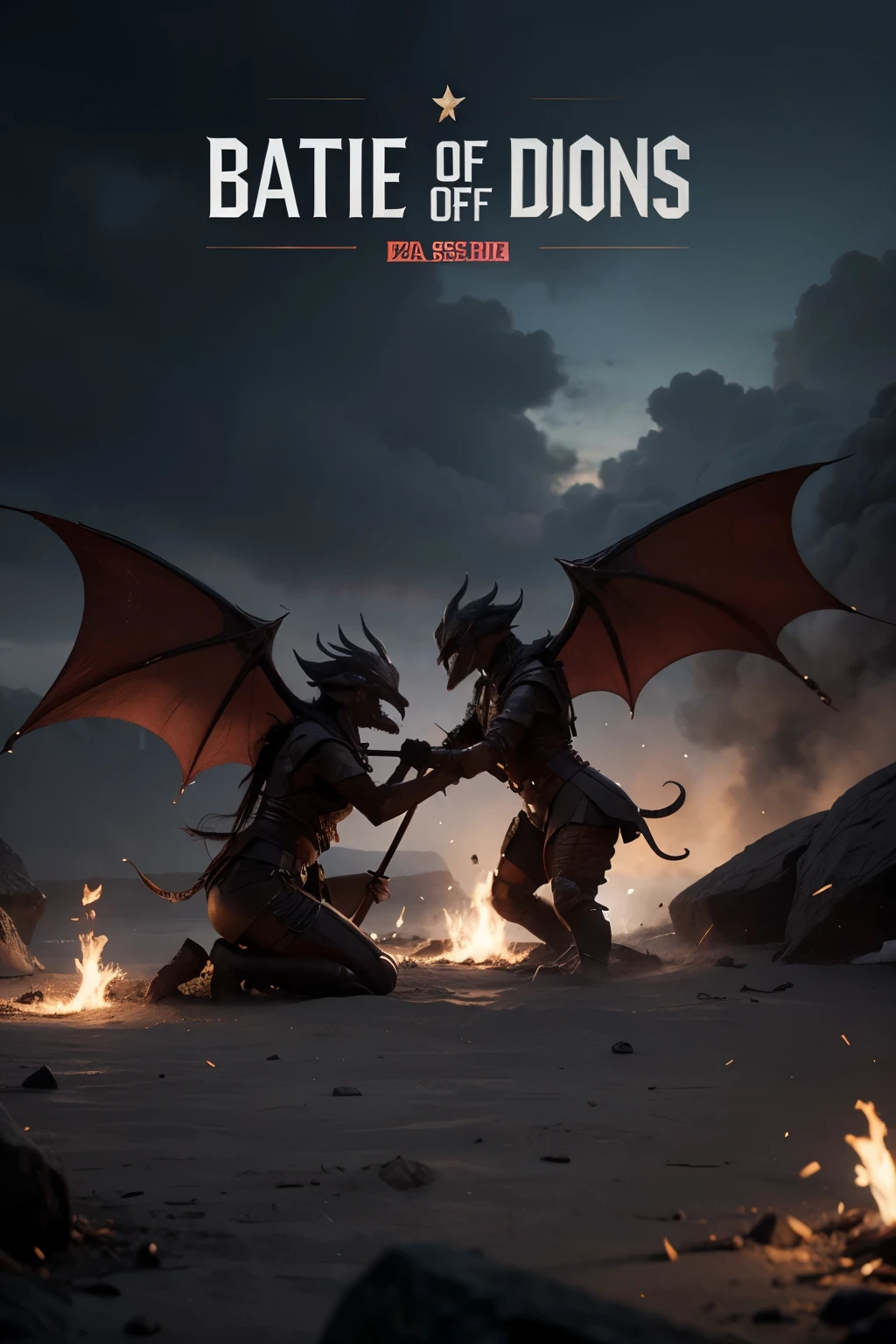 A text logo named “Battle Of Dragons”