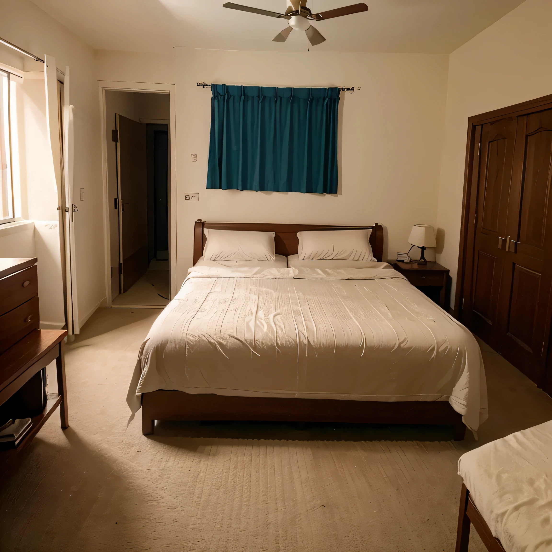 bed room view at doorstep, girls room, closed room