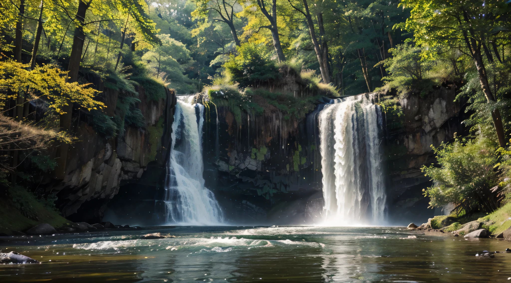 (best quality,realistic,highres),ultra-detailed,(vivid colors,vibrant colors),
landscape with a river,waterfall,sunlightThe following is an explanation of the meaning of each tag：
- (best quality,realistic,highres): Indicates that the generated image should be of high quality、Photorealsitic，Preferably high resolution，to provide more details。
- ultra-detailed: Indicates that the image should have extremely high detail，Bring out as many subtle textures and features as possible。
- (vivid colors,vibrant colors): Indicates that the image should be bright、Vivid colors，Color saturation should be high，to enhance the visual effect of the image。
- landscape with a river,waterfall,sunlight: Describes that the subject of the picture is a landscape painting，include a river、a waterfall and sunshine。These elements should be fully present in the image，and create tranquility、Natural atmosphere。

Please generate a detailed prompt based on the above description。Lembre-se de que，No explanation or redundant content，And make sure to use English half-width commas to separate tags.。