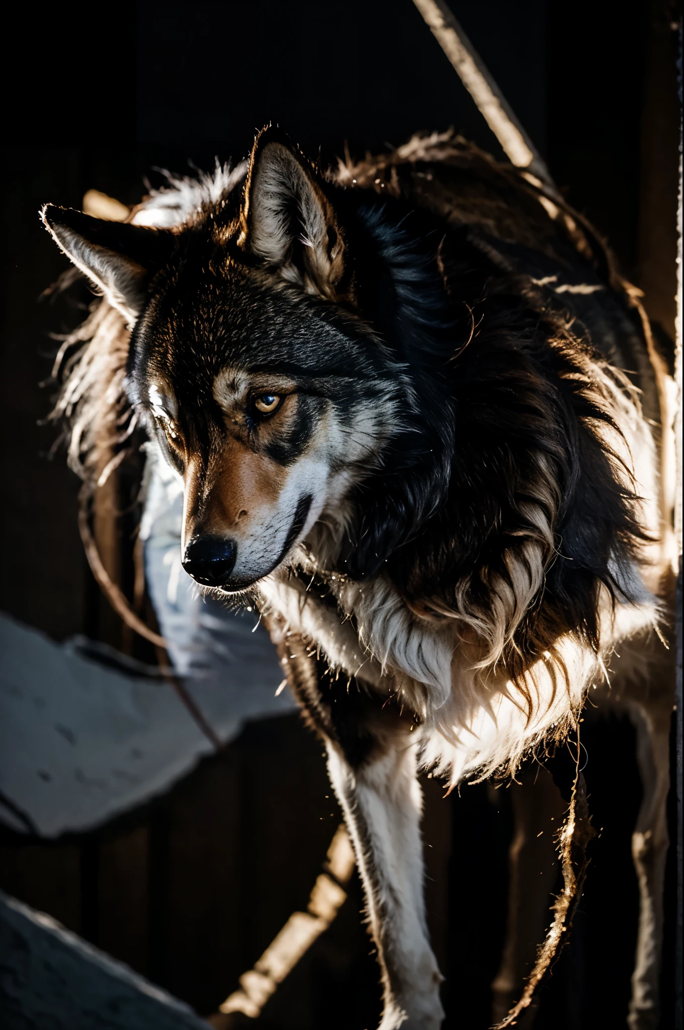 A wolf who is the shepherd of some people in hell