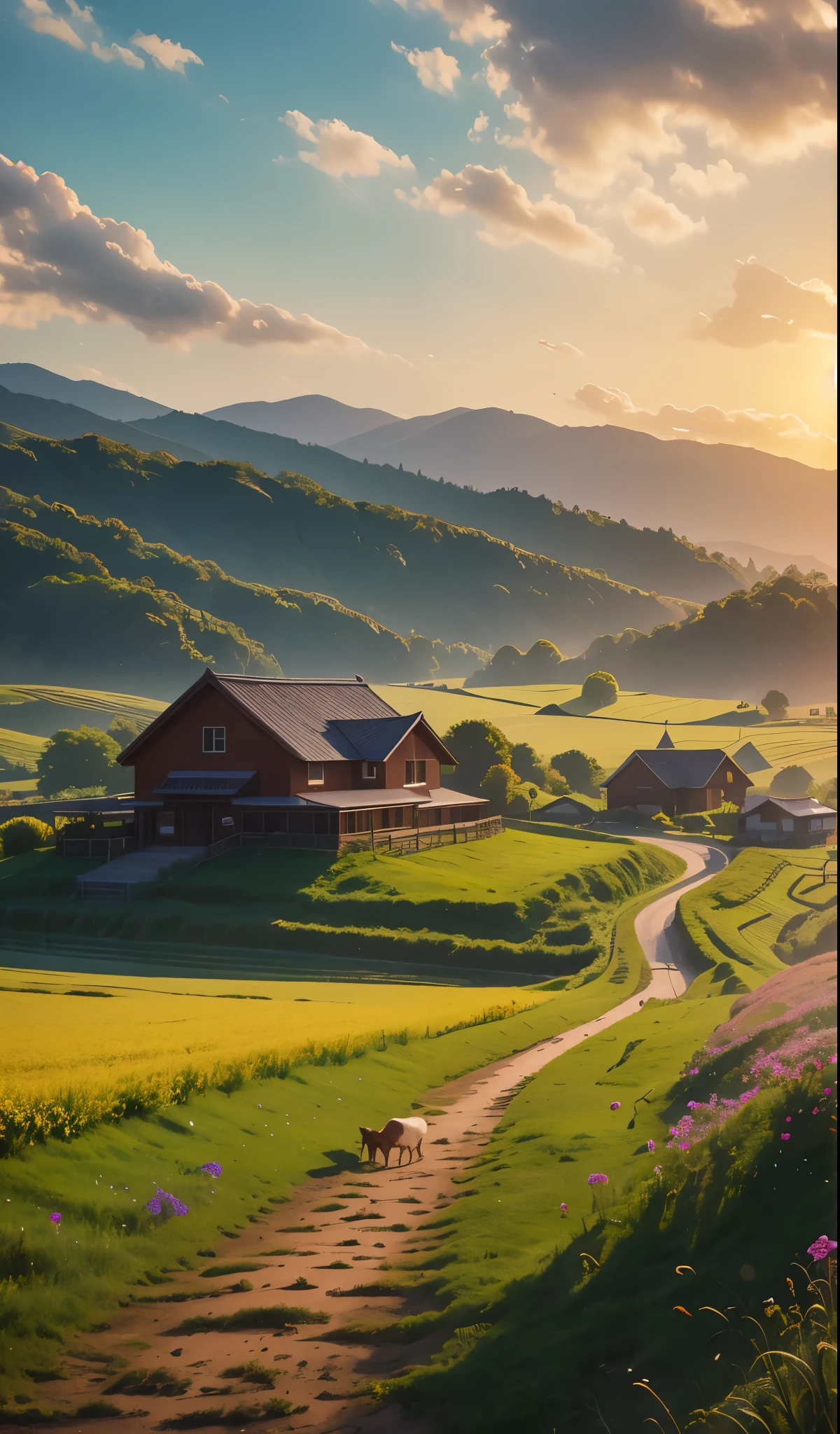 Enter the pastoral world of pastoral life,
