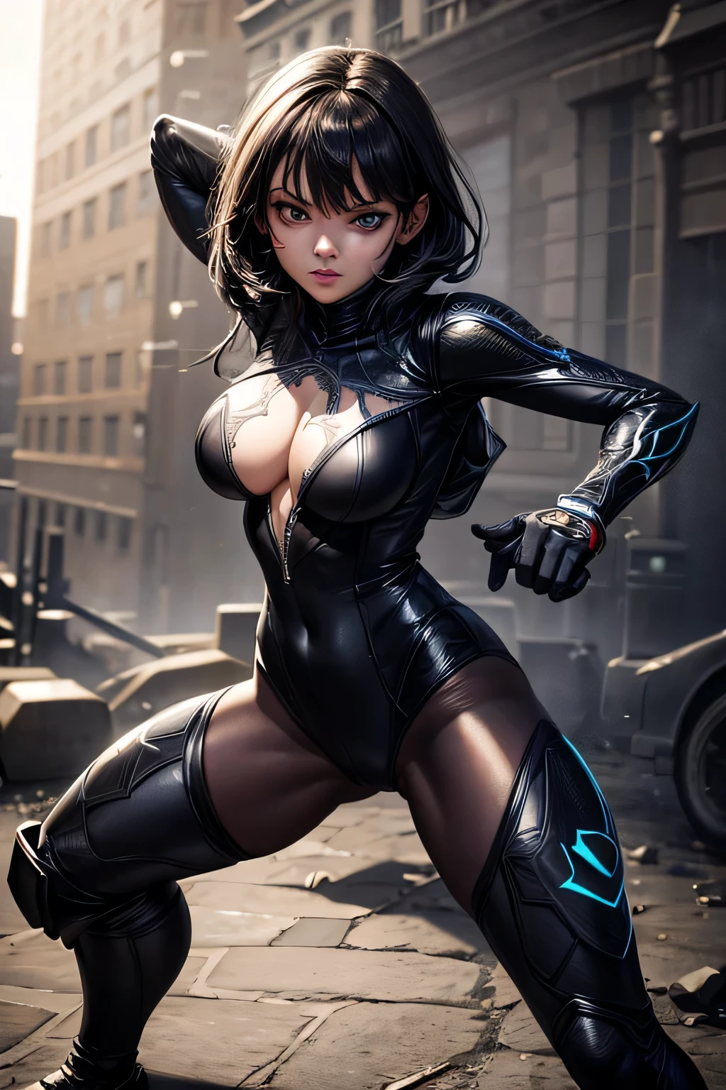 Superhero Spidergirl, black and white spiderghost costume, covered face,on roof, combat stance, highly detailed, vibrant appearance, creative behavior, extremly detailed, imaginative, , spontaneous, highest quality, skin texture, intricate details, (cinematic lighting), RAW photo, 8k, masterpiece,best quality,ultra-detailed,very detailed illustrations,extremely detailed,intricate details,highres,super complex details,extremely detailed 8k cg wallpaper,