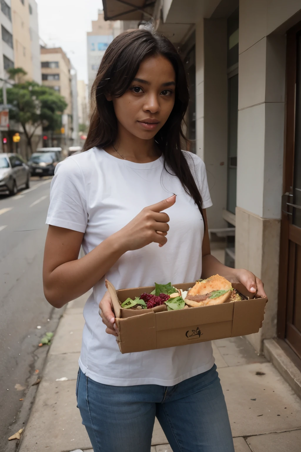 Chuva de comida em Angola