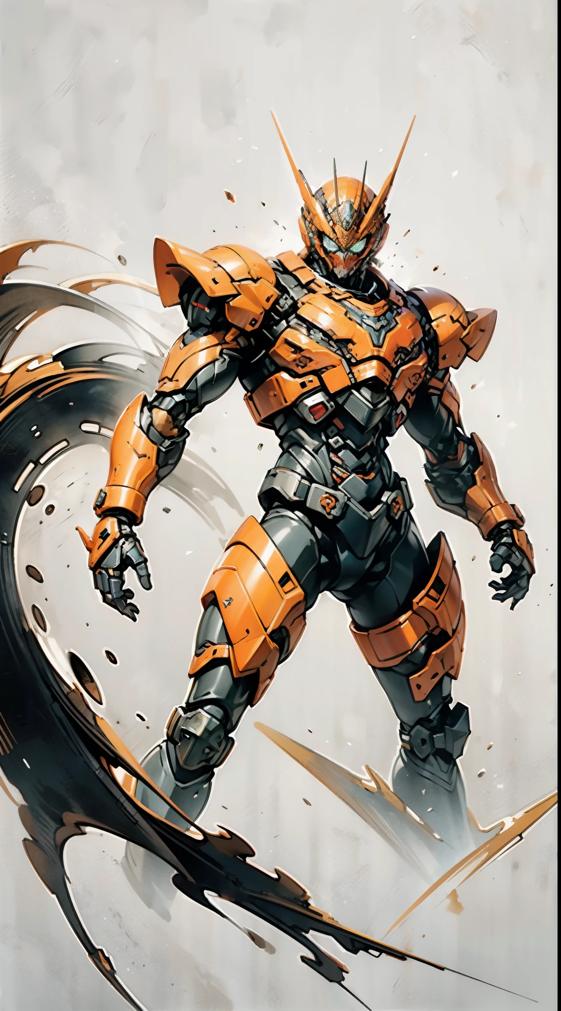 A high-tech combat armor suit inspired by Godzilla concept, Godzilla concept biotech battle armor, High-tech armored suits, psychedelic details, BiophyllTech, add electric power around, A bio-sensitive high-tech battle armor suit infused with Godzilla characteristics, The angular design on the body is illuminated and the display is charging, energy waves, Energy particles, octane render, unreal engine 5, high definition, best quality, highres, ultra-detailed, fantasy, Ultra-complex design, ultra-fine painting, extremely delicate, professional, perfect images quality, realistic, sure real, creativity, RAW photo, UHD, 32k, Natural light, cinematic lighting, best shadow, anatomically correct, masterpiece-anatomy-perfect, masterpiece:1.5