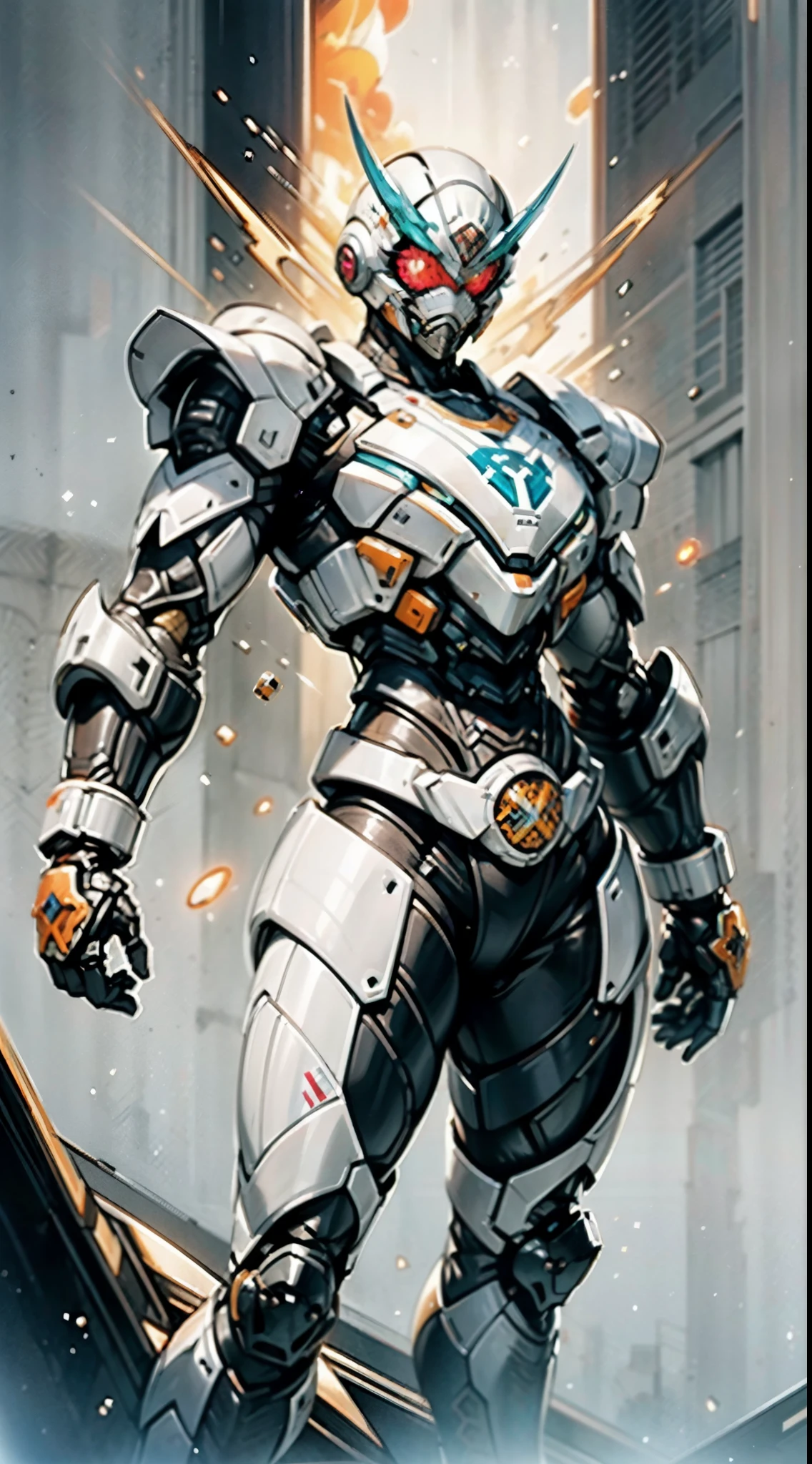 A high-tech combat armor suit inspired by Godzilla concept, Godzilla concept biotech battle armor, High-tech armored suits, psychedelic details, BiophyllTech, add electric power around, A bio-sensitive high-tech battle armor suit infused with Godzilla characteristics, The angular design on the body is illuminated and the display is charging, energy waves, Energy particles, octane render, unreal engine 5, high definition, best quality, highres, ultra-detailed, fantasy, Ultra-complex design, ultra-fine painting, extremely delicate, professional, perfect images quality, realistic, sure real, creativity, RAW photo, UHD, 32k, Natural light, cinematic lighting, best shadow, anatomically correct, masterpiece-anatomy-perfect, masterpiece:1.5