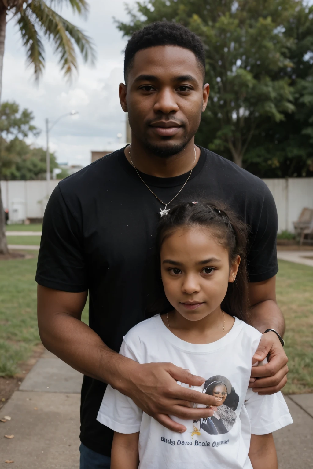A Big black dad