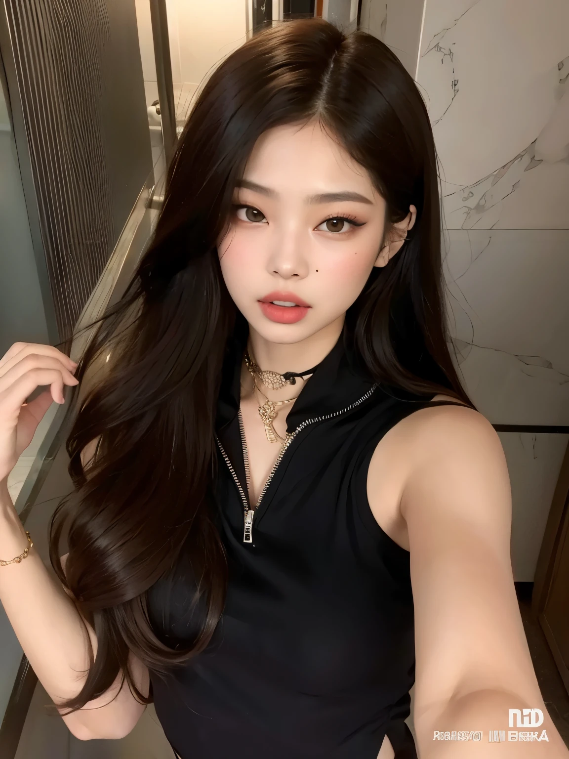 Jennie, labios gruesos