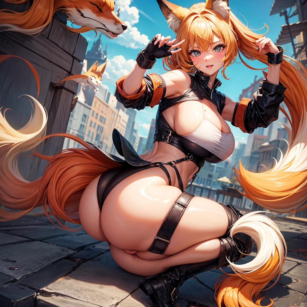 Big boobs, big butt, part fox