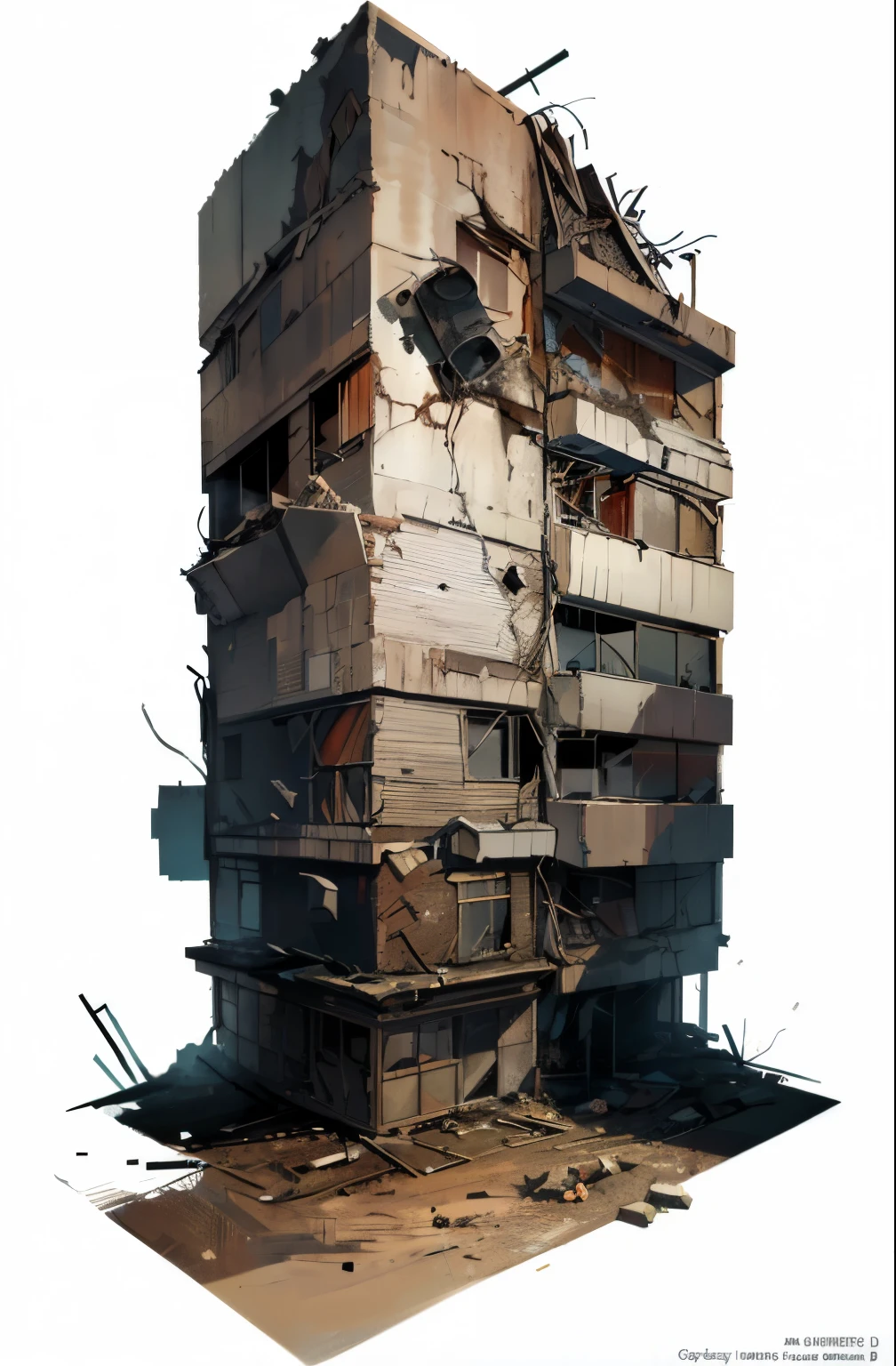 (tmasterpiece, hiquality, beste-Qualit), pixel, pixel арт, (NOhumans),(((whitebackground))), ((((building , generator in a post-apocalyptic wasteland world)))), ((bunker, headquarters, averi, machine, ((A lot of objects))