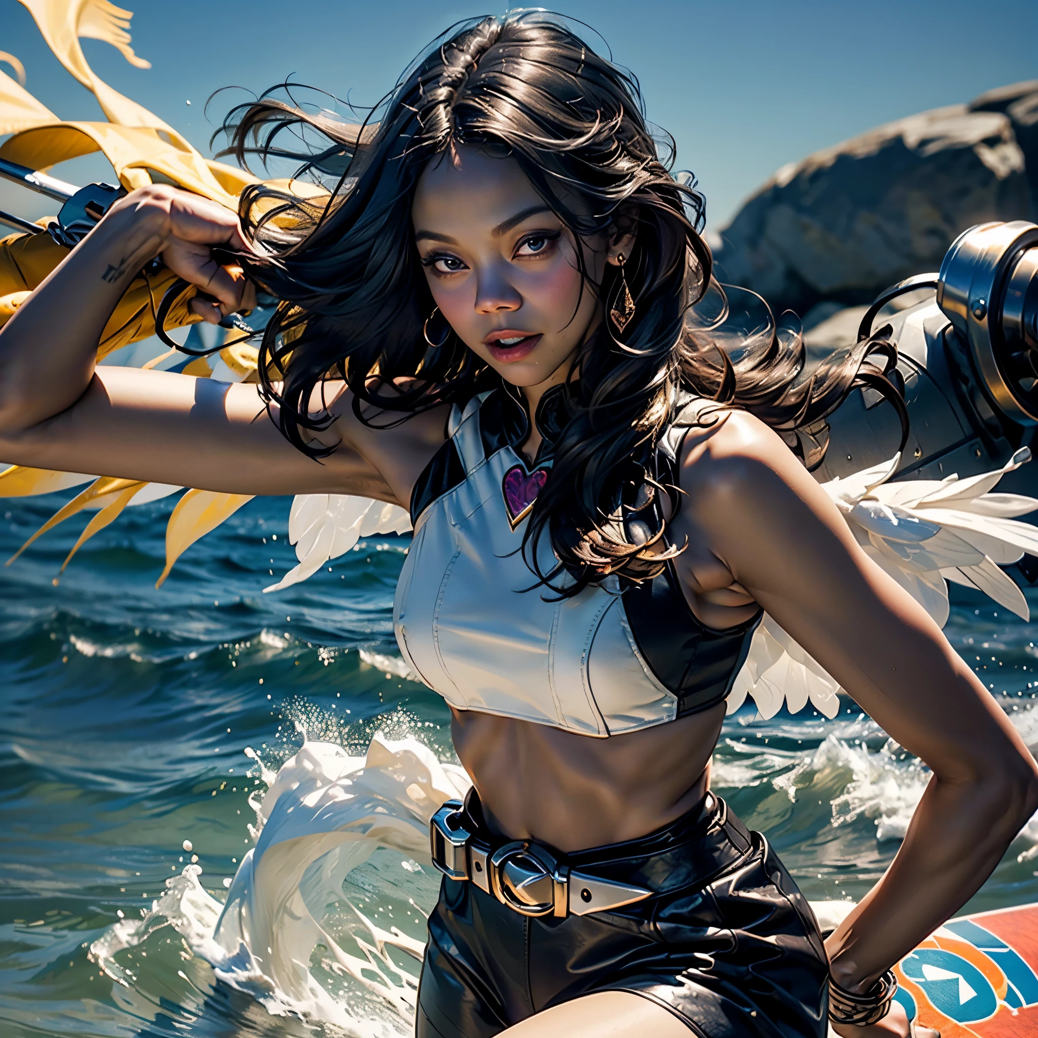 Sun_Beach deep path Equirectangular_360 Queen zoe saldana mounted_Surfboard mounted_wave_torus oasis UnrealEngine5 Ultra Masterpiece Van_Gogh sailing_surfboarding wave_fluent Ocean waves Sea storm 🎈🍦🍹❤🔆🕡(😘👩🎀👗⚜👒🥿👡🩲💅)🎪🎢🎡🎠 sunlight Goddess beholder sundrop Cinematic lighting war "Armada" contre-jours paddle_board "Heavy Metal" Devastating Will-o'-the-wisp iota pixie sprite mature female "luis Royo" dazzling ride_surfing_wave_on-surfboard Cosplay riders_flow Admiral Pilots jacket cow-boy flag Earth tsunami ultra_high-def ultra_Photo-realistic optimal ultra_high-quality opengl-shaders ultra_high-details accurate reflex ultra_high-res perfection volumetric lightning improved Octane_rendues UHD XT3 DSLR HDR 3dcg shadow analogiques extatiques symmetrical ((athletic Diva african body tanmed skin dreads bangs suave cheekbones effects embarrassed glushes dark saphirs gorgeous ultra saturate (Bright epic eyes, Bright epic eyes) black pupils brown iris lazulis turquoises open mouth teeth (tongue droplet water drop of water) obvious smiles choke Floating Jacket Eccentric Cape Levitating Shoulders-Off Shirt Lace Clavicles White Papillotes embroidered reveal micro leathers breasts satin livid yellow orange corsait thick felt skirts matching bristles ample swinging spinels navel waist belt-chastity revealing heart diamond padlock silver agate pubis scarlet pubis-hairy indigo bristles protrusions silk Snap-lock tin gold garters thighs legs boots)) gothic onyx rubis summon milkweed floraison invoque viceroy magic incandescente creature CGSCOSITY butterfly Cristallines Monarch wings flash blow glow opale straight chrome flat lava bands population outfits armor heavy Tourmaline glyphe plasma "Niagara Falls" sailing_ship hearth glass mirror monster Fire Blast Flame luminescence graduate backlight Chef-D' (par Michelangelo) tattoo Bruce_Weber sex girl naked nsfw varied multi etc. --v 5.2 --s 1000 --c 20 --q 20